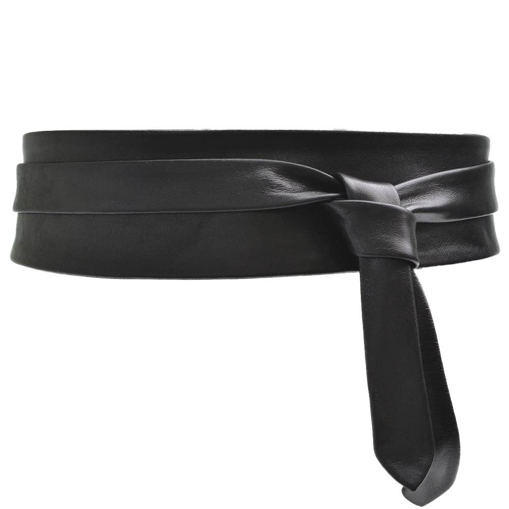 Wrap Classic Belt - Black - Hello Beautiful Boutique