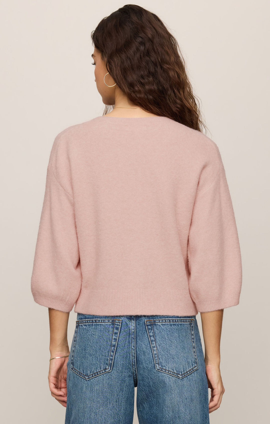 Valor Cropped 3/4 Sleeve Cardigan