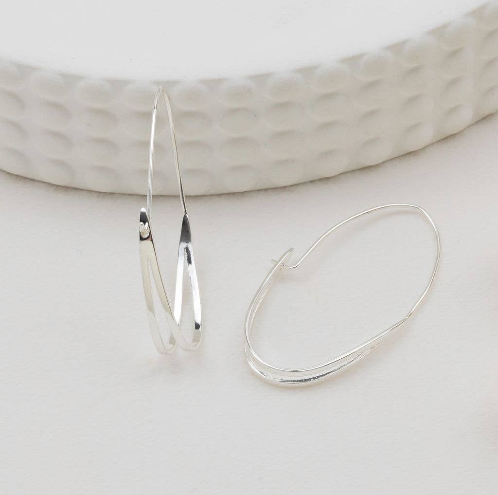 Zara Hoops: Gold &amp; Silver - Hello Beautiful Boutique