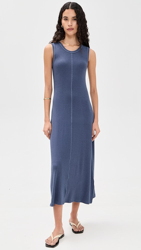 Linden Rib Midi Dress
