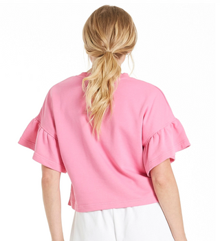Pia Ruffle Sleeve Top - Hello Beautiful Boutique
