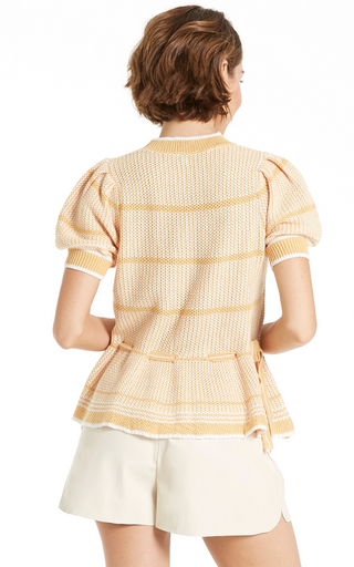 Arya Peplum Sweater - Hello Beautiful Boutique