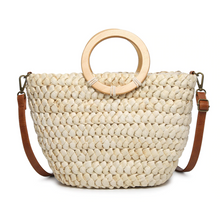 Load image into Gallery viewer, Cheryl Seagrass Satchel - Hello Beautiful Boutique
