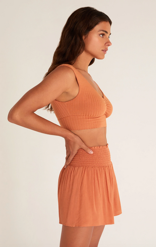 Hazey Rib Tank Bra - Hello Beautiful Boutique