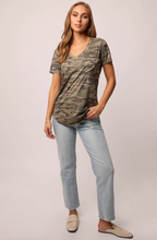 Load image into Gallery viewer, Phoenix Camo Suede Tee - Hello Beautiful Boutique
