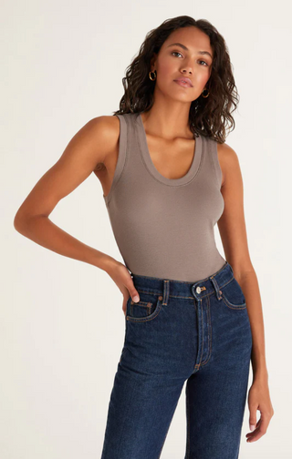 Sirena Rib Tank - Hello Beautiful Boutique