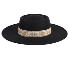 Load image into Gallery viewer, Ripley Wide Brim Fedora - Hello Beautiful Boutique
