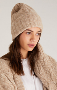 Cable Knit Beanie - Hello Beautiful Boutique