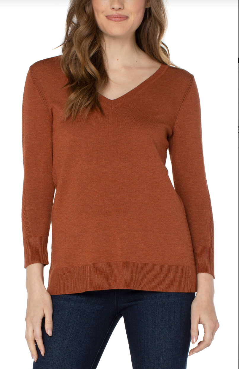 Lynne 3/4 Sleeve Sweater