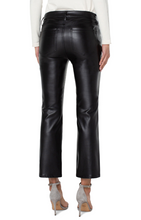 Load image into Gallery viewer, Hannah Faux Leather Cropped Flare - Hello Beautiful Boutique

