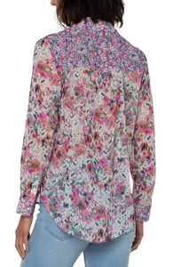 Flora Button Up Shirt - Hello Beautiful Boutique