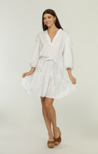 Load image into Gallery viewer, Whitney White Poplin Dress - Hello Beautiful Boutique
