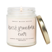 Load image into Gallery viewer, Sweet Water Decor - *NEW* Best Grandma Ever 9 oz Soy Candle - Home Decor &amp; Gifts
