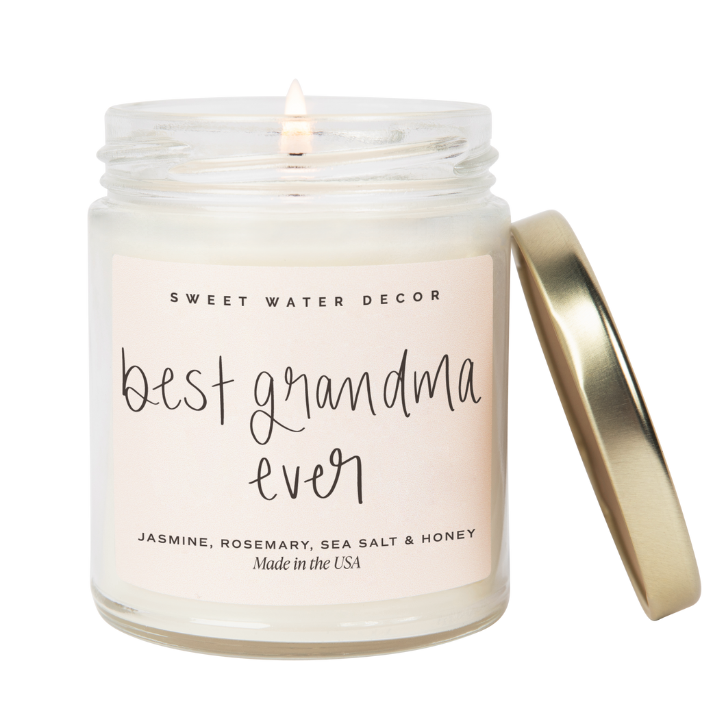 Sweet Water Decor - *NEW* Best Grandma Ever 9 oz Soy Candle - Home Decor & Gifts