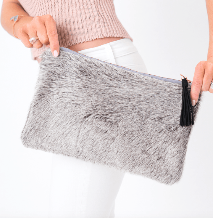 Callan Cowhide Clutch - Hello Beautiful Boutique