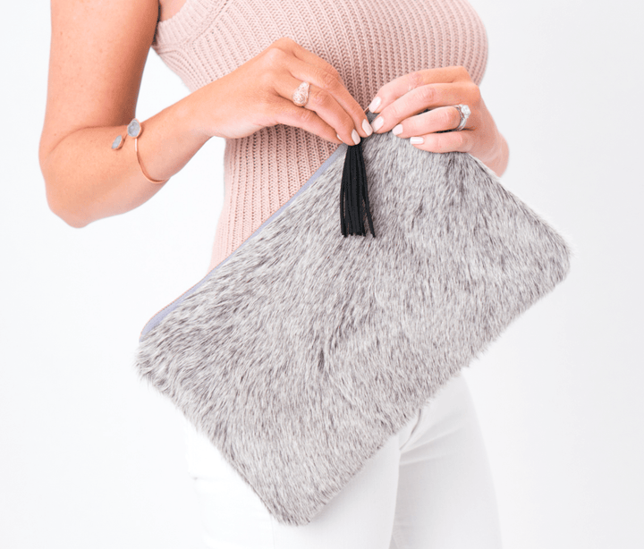 Callan Cowhide Clutch - Hello Beautiful Boutique