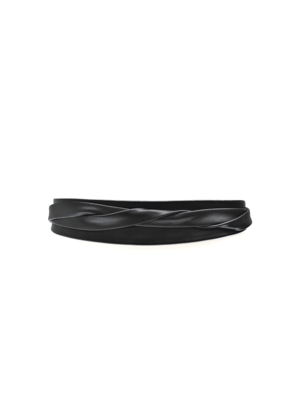 Midi Wrap Belt - Black - Hello Beautiful Boutique