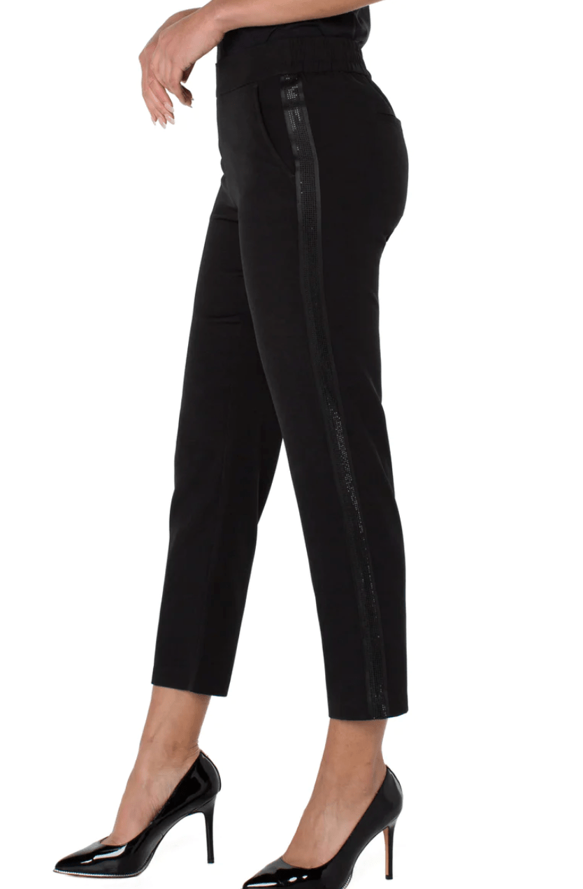 Slone Shimmer Stripe Trouser - Hello Beautiful Boutique