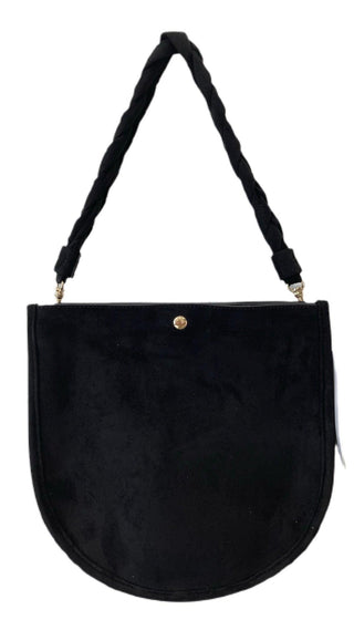 Suede Medium U Shape Messenger Bag - Hello Beautiful Boutique