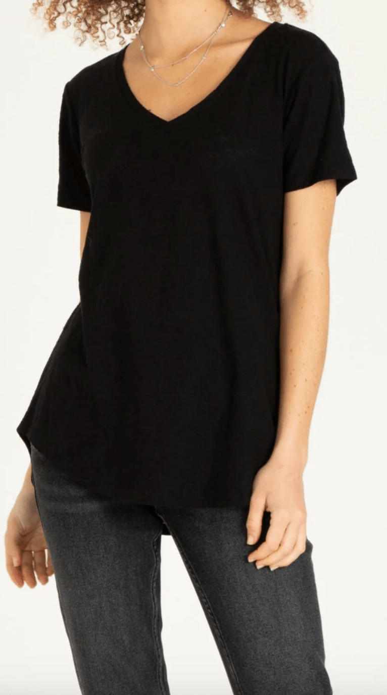 Valentina Slub V Neck - Hello Beautiful Boutique